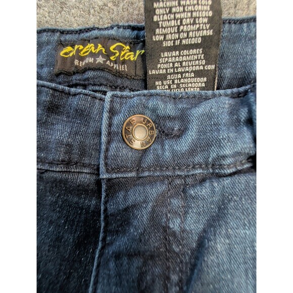 Urban Star Men's Stretch Straight Leg Premium Jeans Dark Blue 34x34 5 Pocket - Picture 6 of 12